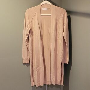 Open Front Long Cardigan